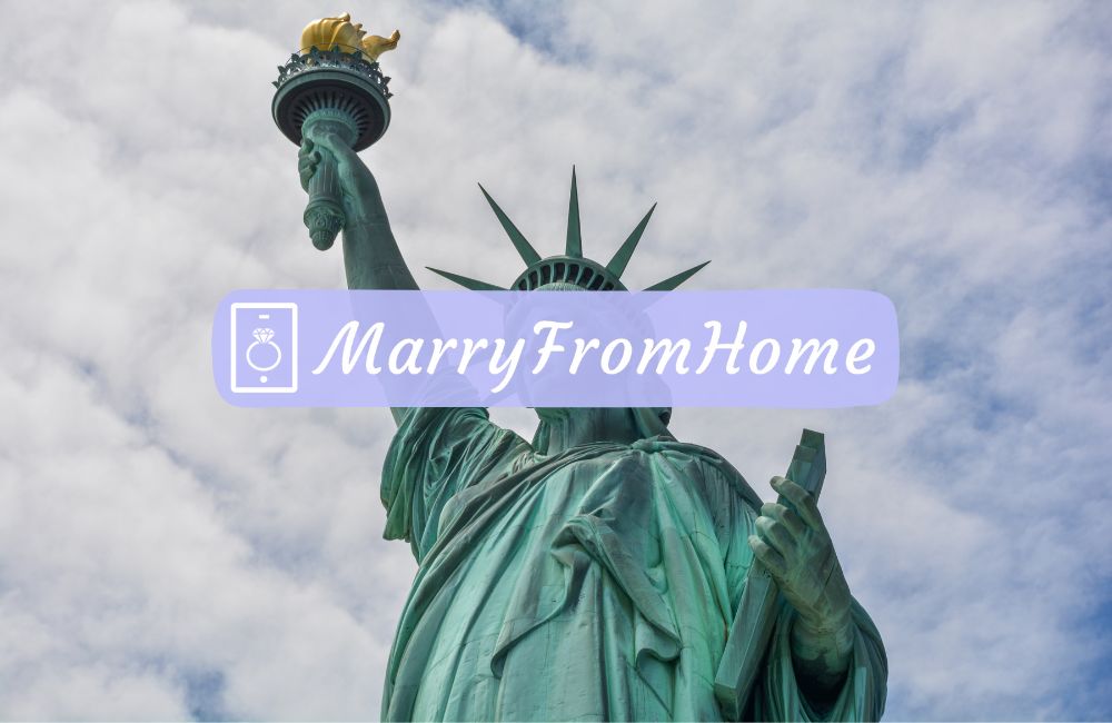 Get married online in New York